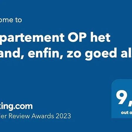 Op Het Strand, Enfin, Zo Goed Als... Apartment